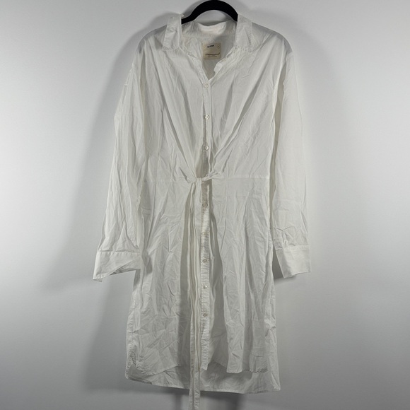 Unsubscribed Dresses & Skirts - NWOT Unsubscribed White Mini Shirt Dress